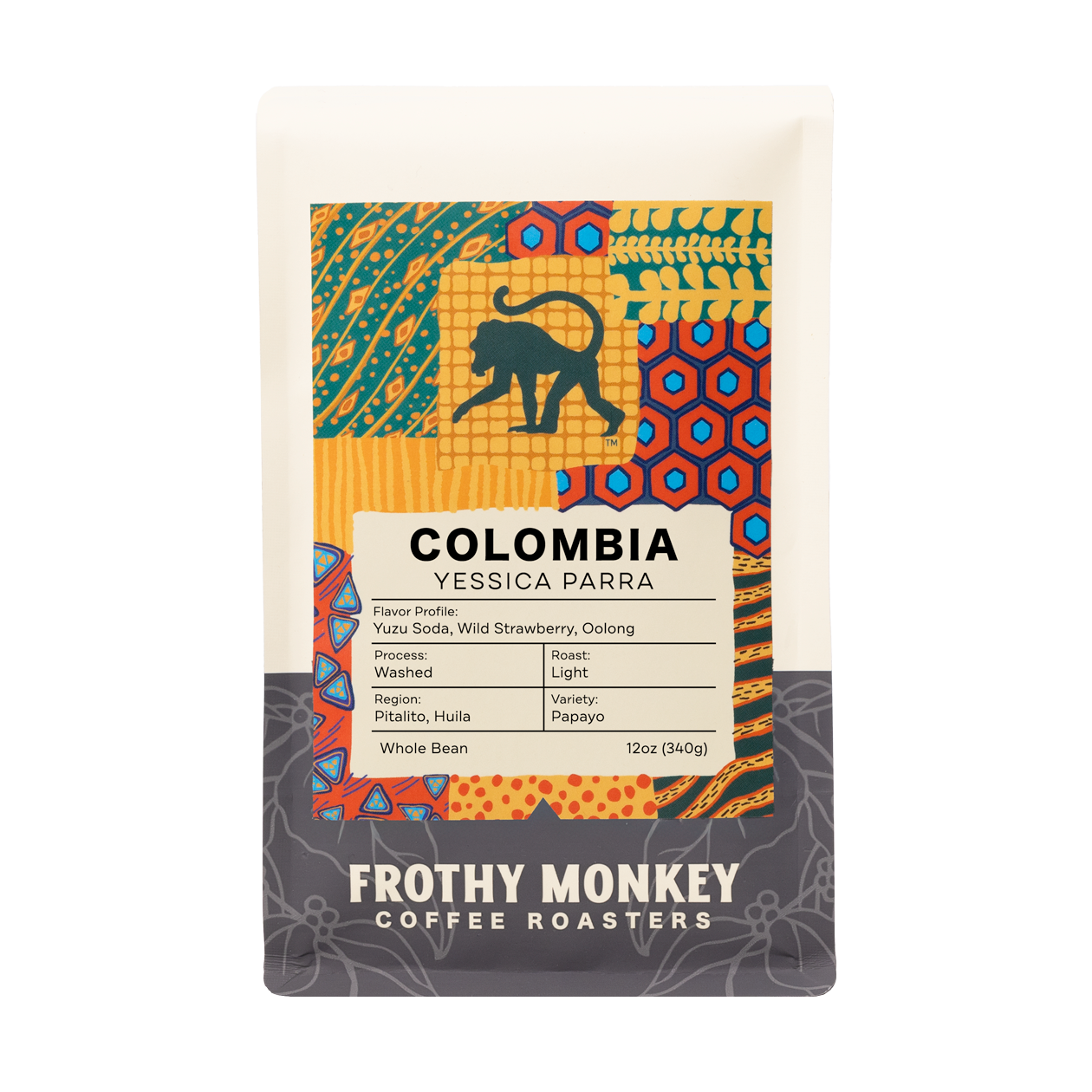 Colombia Yessica Parra, Washed Huila Papayo Coffee - Frothy Monkey