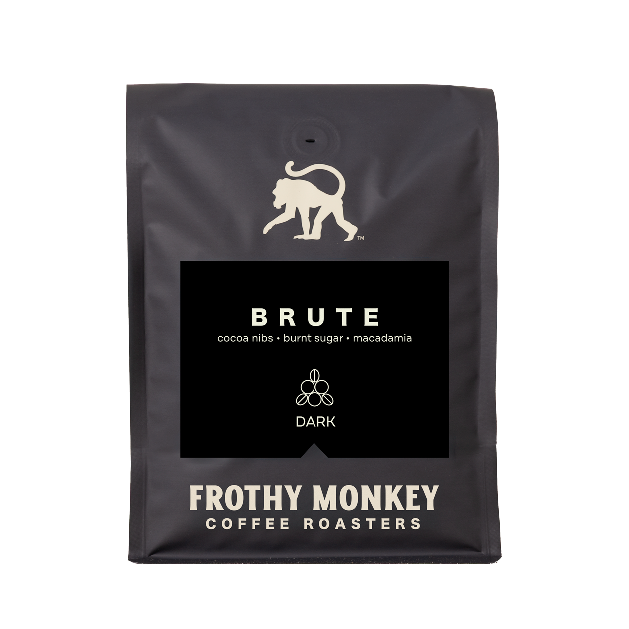 Brute coffee 2lb bag from Frothy Monkey Coffee Roasters