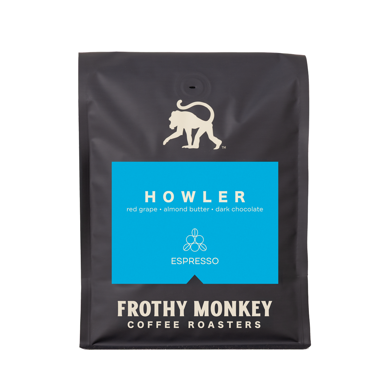 Howler coffee 2lb bag from Frothy Monkey Coffee Roasters