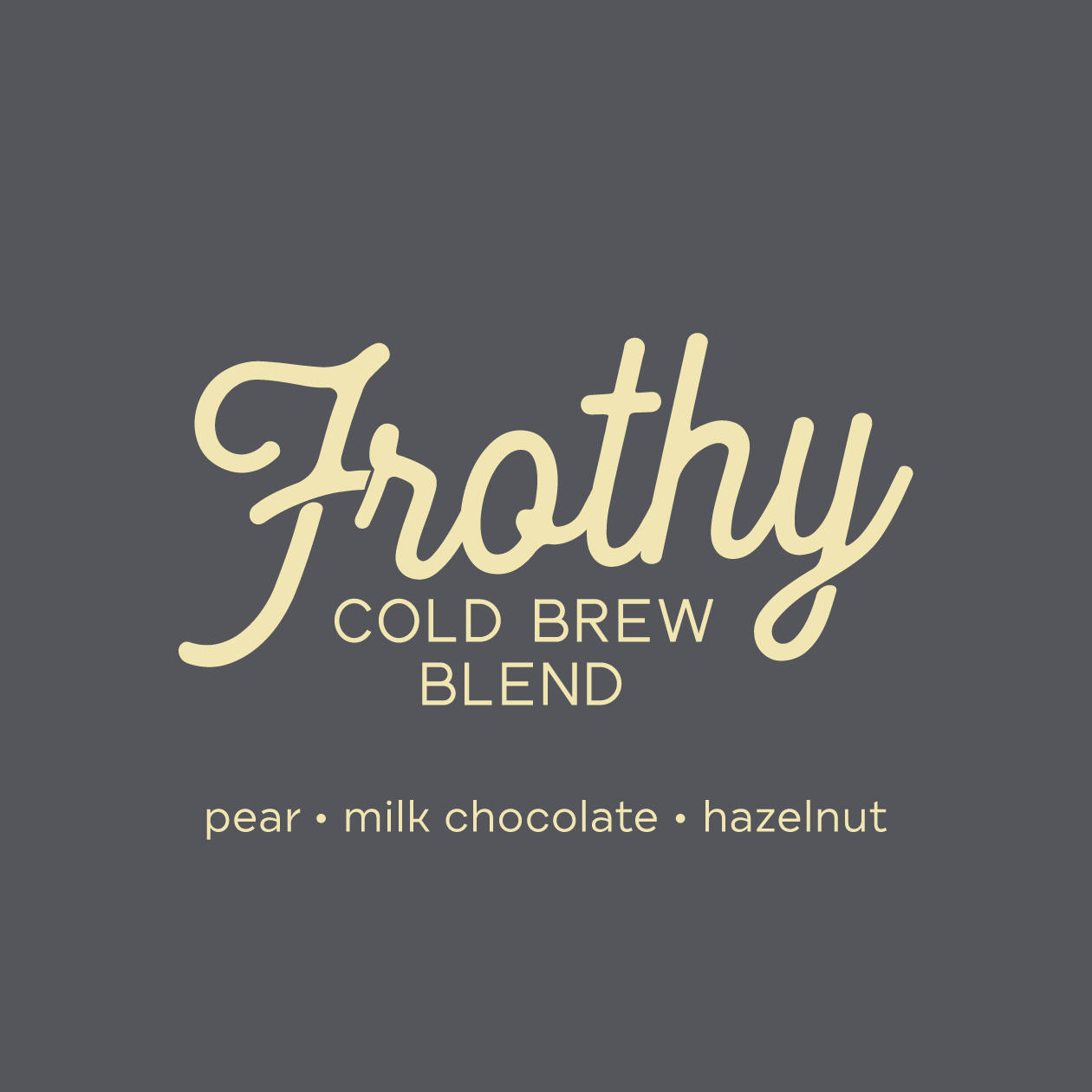Frothy Cold Brew