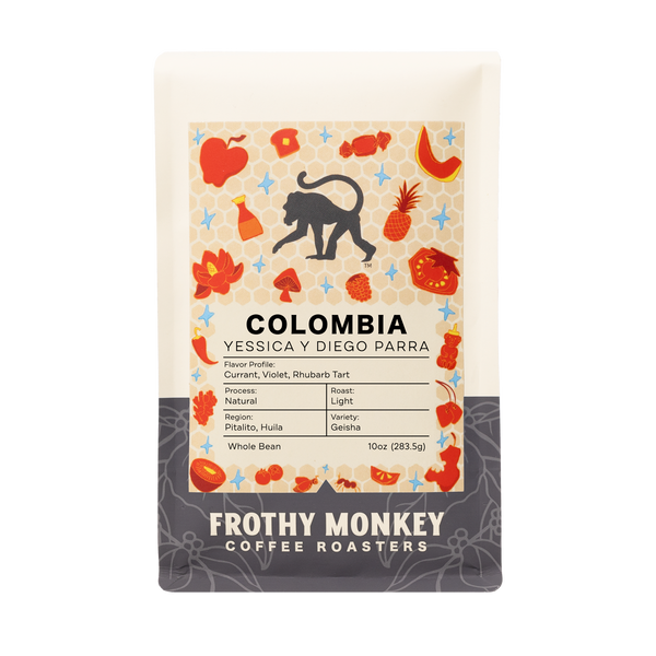 Colombia Yessica y Diego Parra Geisha | Natural | Frothy Monkey