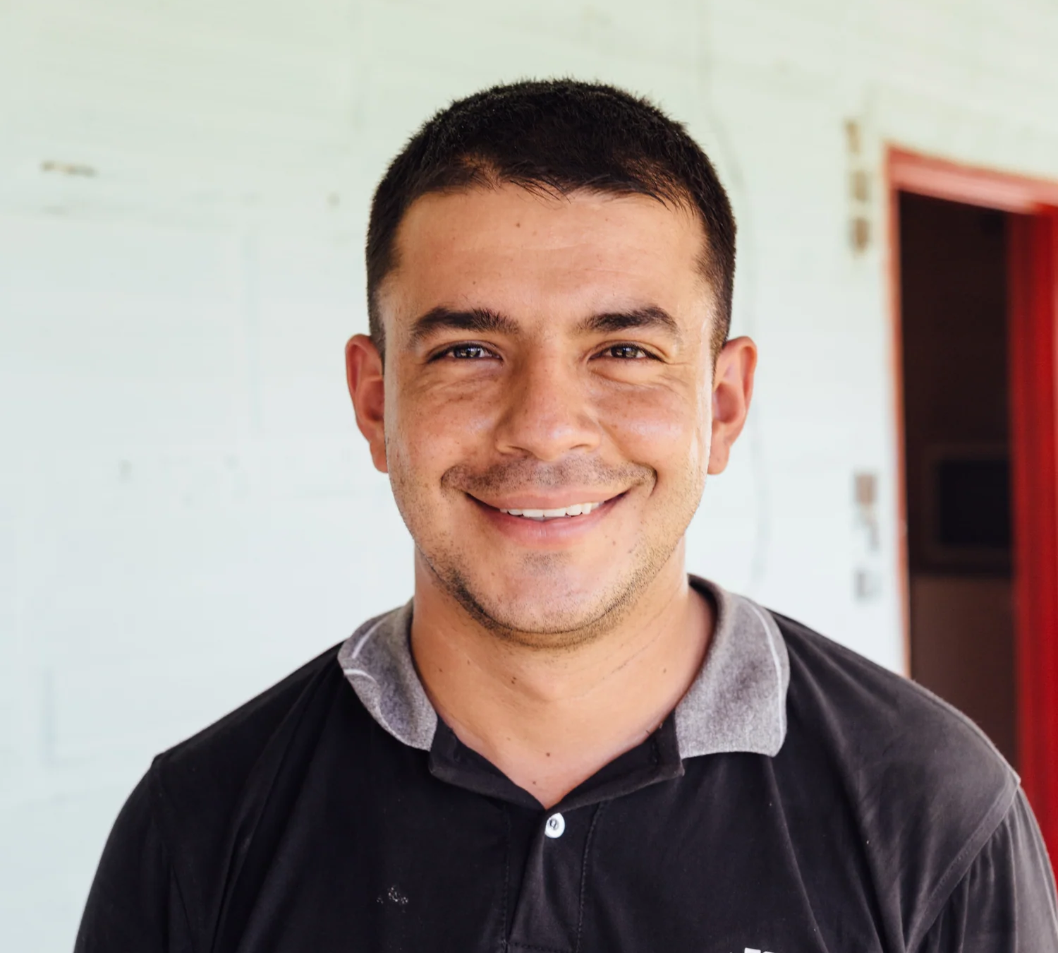 Portrait of coffee producer Andres Cardona at La Ilusion in Santa Barbara, Antioquia, Colombia