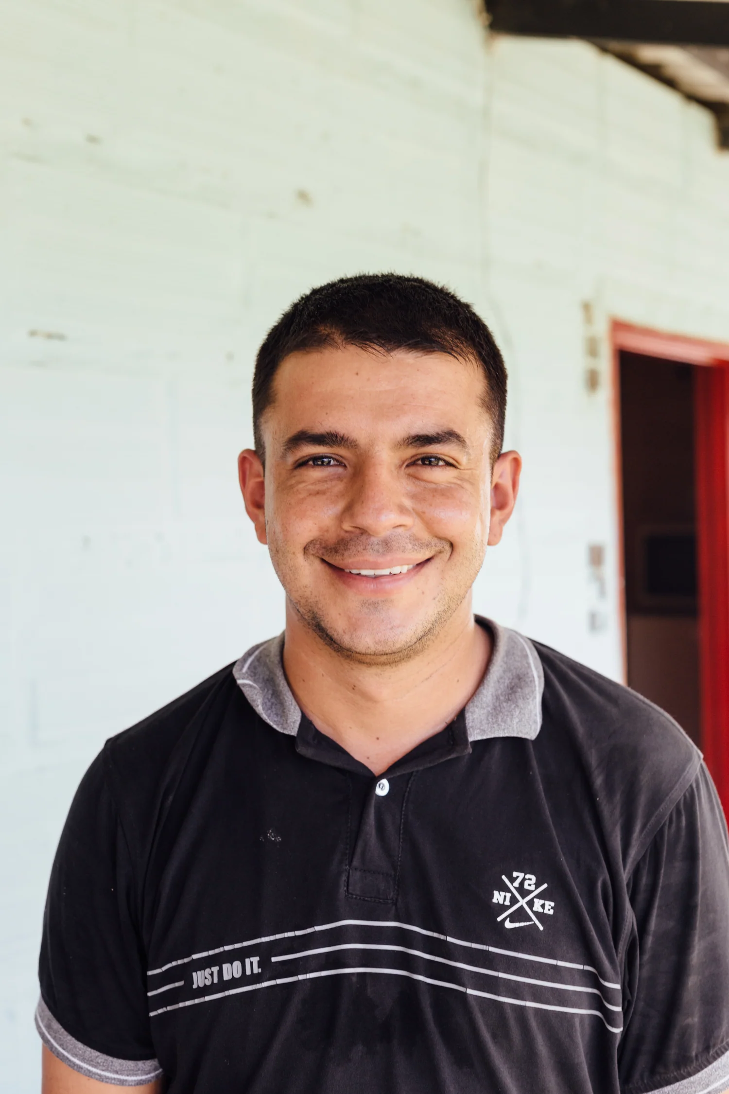 Portrait of coffee producer Andres Cardona at La Ilusion in Santa Barbara, Antioquia, Colombia