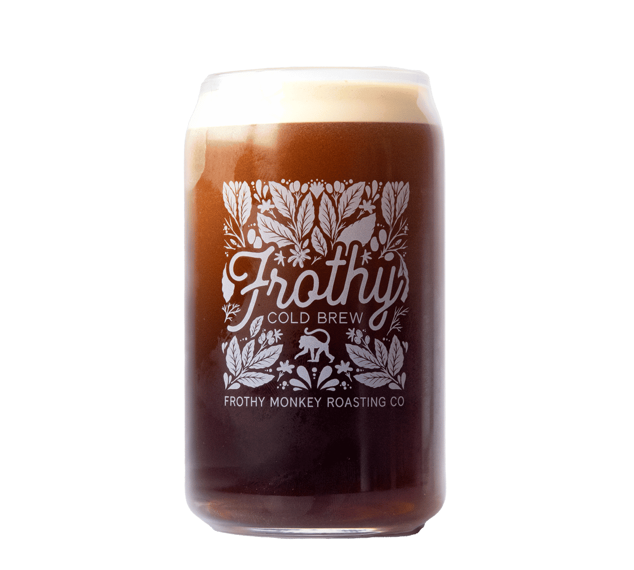 Cold Brew Can Glass (16oz) image 0
