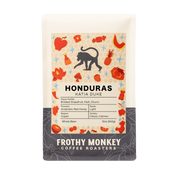 Honduras Katia Duke coffee bag, anaerobic red honey Catuai and Catimor from Copán, Honduras